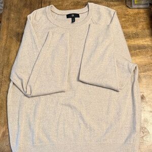 Banana Republic Men's Beige Crewneck Sweater